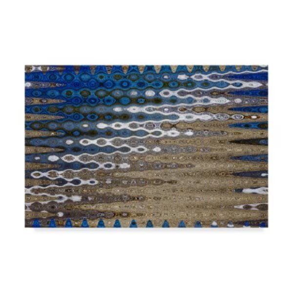 American School 'Beach Stripes Wavy 2' Canvas Art, 30x47, Trademark Fine Art, Mfr#: BL02402-C3047GG